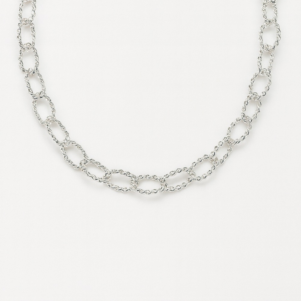 ⚜️❤️🔥 Elegant Silver Bold Chain Necklace